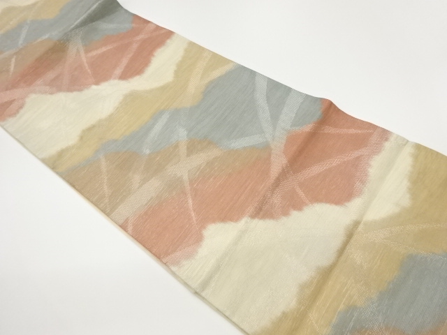 JAPANESE FUKURO OBI FOR SUMMER / WOVEN MICHINAGADORI